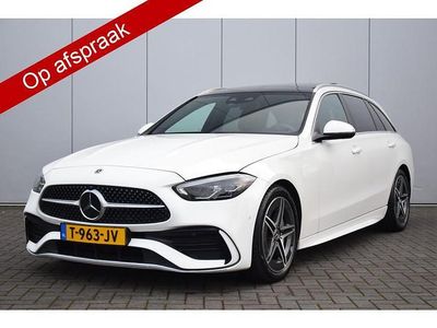 Occasion Mercedes C300 AMG line 267 PK (196 kW) 2022 Wit Stationwagen