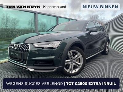 tweedehands Audi A4 Allroad quattro 2.0 TFSI MHEV Edition Panorama dak, Leder, Verwarmde voorstoelen, MMI Navigatie+ electr. achterklep, Trekhaak semi electrisch