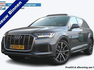 tweedehands Audi Q7 55 TFSI quattro Pro Line Plus | Elek. trekhaak | Standkachel | Virtual dashboard | Stoelverwarming\ventilatie | Parkeercamera | Schuif\kanteldak | Full LED | Adaptive cruise | Vol in de opties |