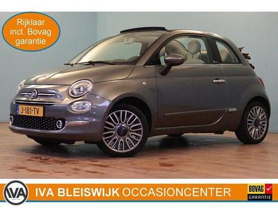 Grijs Gebruikt 2017 Fiat 500 Lounge Cabriolet | € 10.899 (Iets duurder)