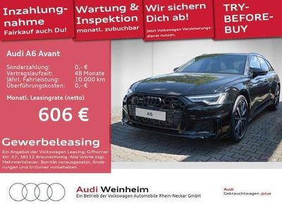 Zwart Occasion 2024 Audi A6 S-Line Stationwagen | € 64.096