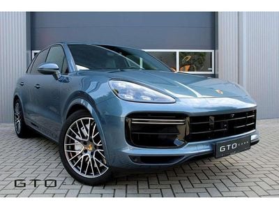 Blauw, metallic lak Gebruikt 2018 Porsche Cayenne Turbo SUV | € 69.950