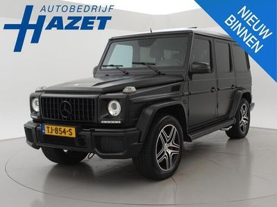 tweedehands Mercedes G63 AMG G 63 AMG V8 544 PKMAT SATIN BLACK + DESIGNO LEDER / DI