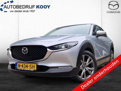 Sonic silver (grijs metallic) Gebruikt 2021 Mazda CX-30 Luxury SUV | € 26.390 (Eerlijke prijs)