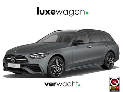 Grijs Occasion 2022 Mercedes C300e AMG Stationwagen | € 39.900 (Duur)