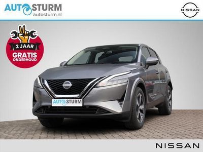 tweedehands Nissan Qashqai 1.3 MHEV N-Connecta *2 JAAR GRATIS ONDERHOUD* | Design Pack | Panoramadak | Digitaal Instrumentenpaneel | Navigatie | 360° Camera | Keyless Entry | LED Koplampen | Rijklaarprijs!