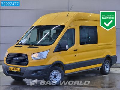 tweedehands Ford Transit 125pk L3H3 Dubbele cabine 7-zits Airco Navi Trekhaak 8m3 Airco Dubbel cabine Trekhaak