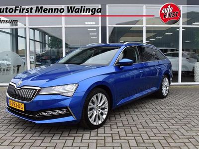 Occasion Skoda Superb Business Line 2020 Blauw Stationwagen