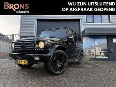 Zwart, metallic lak Occasion 2004 Mercedes G55 AMG AMG SUV | € 45.895 (Eerlijke prijs)