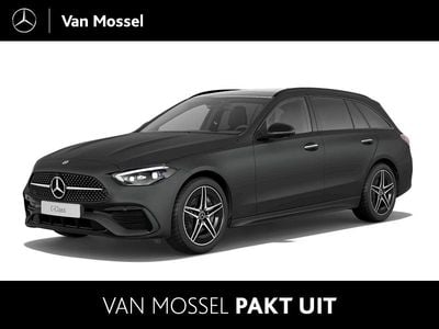 Grijs Nieuw 2025 Mercedes C200 AMG line Stationwagen | € 77.822