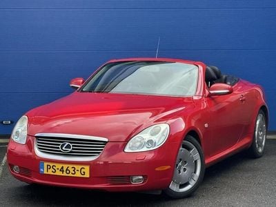 Occasion Lexus SC430 286 PK (210 kW) 2002 Rood Cabriolet