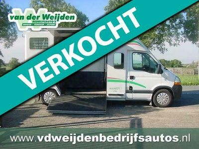 tweedehands Renault Master 2.5DCI 2 Paards "Barbot" Paardenauto Dub.Cab. 155 PK!!