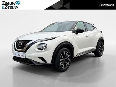 Blanc white & arctique black Occasion 2021 Nissan Juke Acenta SUV | € 16.935 (Eerlijke prijs)