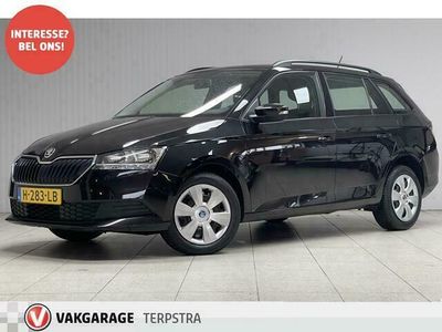 tweedehands Skoda Fabia Combi 1.0 TSI Active/ APPLE + ANDROID!/ 96pk!/ Media-Scherm/ Airco/ Cruise/ Elek. pakket/ Isofix/ Bluetooth/ USB/ LED Dagrijverl./ Dakrails.