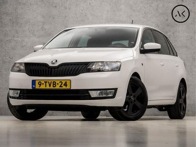 tweedehands Skoda Rapid Spaceback 1.2 TSI Black&White (NAVIGATIE, CAMERA, GETINT GLAS, STOELVERWARMING, SPORTSTOELEN, CRUISE, NIEUWE APK, NIEUWSTAAT)