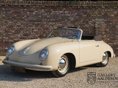 tweedehands Porsche 356 Pre-A 1500 Convertible Reutter ,TOP quality restored example, 1200 km since! Matching number and colors