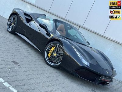 Occasion Ferrari 488 672 PK (494 kW) 2017 Zwart Cabriolet