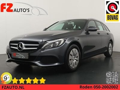 Grijs Occasion 2016 Mercedes C200 Prestige Stationwagen | € 15.945 (Eerlijke prijs)