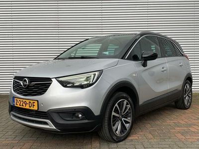 tweedehands Opel Crossland X 1.2 Turbo Autom Pano Cruise Led Carplay 18 Head Up Display Navi Airco Eerste Eigenaar Vol OPties Dealer Onderhouden Incl 12 Maanden Garantie