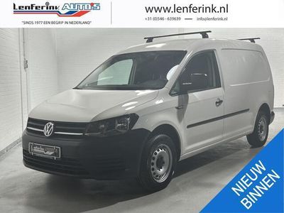 tweedehands VW Caddy Maxi 1.6 TDI 102 pk L2H1 Airco, Trekhaak Camera achter, Dakdragers, 2-Zits