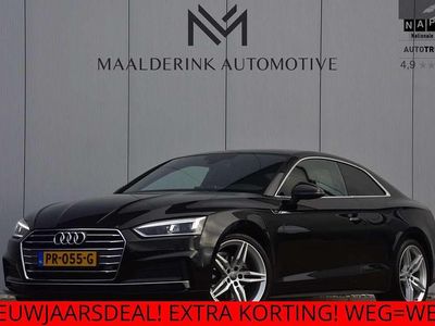 Occasion Audi A5 S-Line 191 PK (140 kW) 2017 Zwart (metallic) Coupé