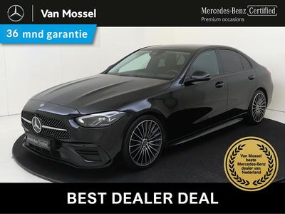 Occasion Mercedes C180 AMG line 170 PK (125 kW) 2021 Zwart Sedan