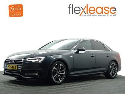 tweedehands Audi A4 Limousine 2.0 TFSI 191pk S line Aut- Schuifdak, Sfeerverlichting, Xenon Led, Dynamic Select, Leder Sport Interieur