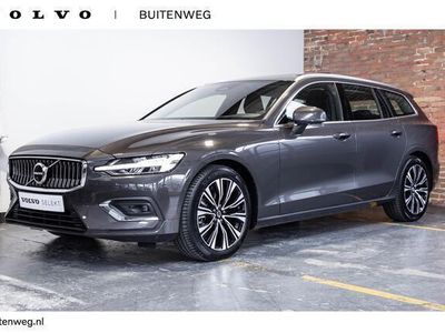 tweedehands Volvo V60 B4 Automaat Plus Bright | Parkeerverwarming | 360° parkeercamera | Stoelverwarming | Parkeersensoren voor + achter | Harman Kardon premium audio | wegklapbare trekhaak | Lederen bekleding | elektrisch glazen panoramadak