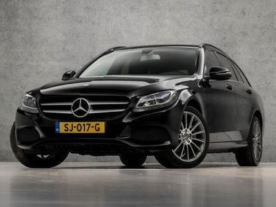 tweedehands Mercedes 200 C-KLASSE EstateCDI Luxury Sport Automaat (NAVIGATIE, CLIMATE, STOELVERWARMING, LEDEREN SPORTSTOELEN, GETINT GLAS, CRUISE, NIEUWE APK, NIEUWSTAAT)