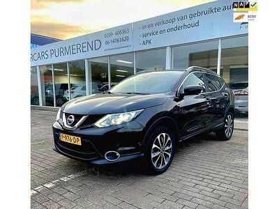 Zwart Occasion 2015 Nissan Qashqai Tekna SUV | € 10.450 (Goede deal)