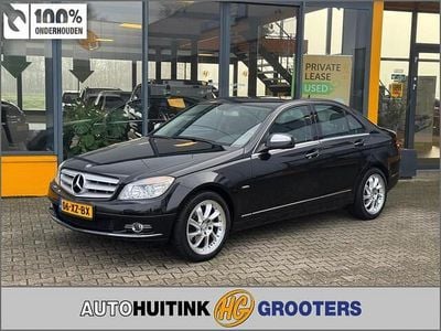 Zwart Gebruikt 2007 Mercedes C200 Avantgarde Sedan | € 6.950 (Eerlijke prijs)