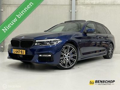 tweedehands BMW 540 5-SERIE TouringxDrive Panodak 360 Camera Navi Carplay Virtual LED Adaptive Leer Digital Key Trekhaak