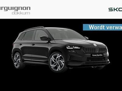 Zwart Nieuw 2025 Skoda Karoq SportLine SUV | € 48.600 (Duur)