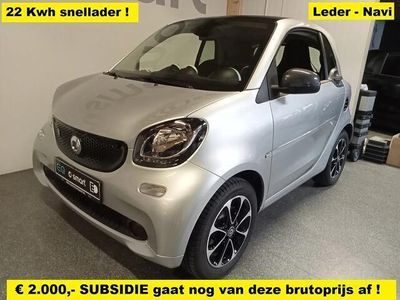 tweedehands Smart ForTwo Electric Drive 22 Kwh lader - leder = camera - navi