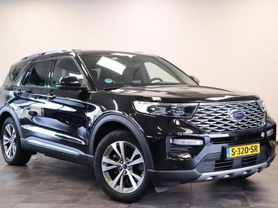 Zwart (metallic) Occasion 2022 Ford Explorer Platinum SUV | € 50.845 (Iets duurder)