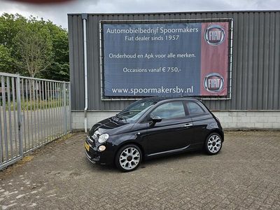 Zwart Occasion 2014 Fiat 500S Hatchback | € 7.950 (Duur)