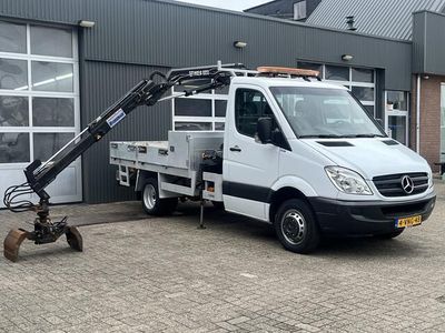 tweedehands Mercedes Sprinter 513 2.2 CDI 366 130pk Hiab 022 Laadkraan Knijper R