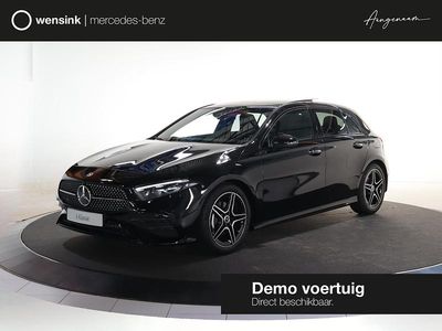 Occasion Mercedes A180 AMG line 136 PK (100 kW) 2025 Zwart Hatchback