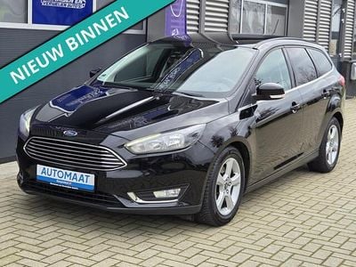 Zwart (metallic) Gebruikt 2017 Ford Focus Titanium Stationwagen | € 11.450 (Eerlijke prijs)