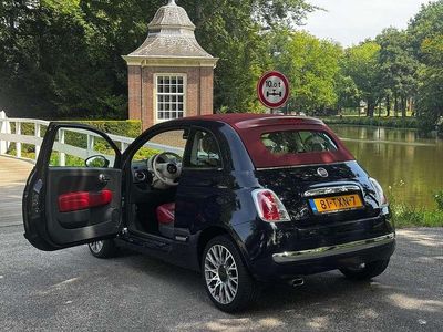 Blauw Gebruikt 2012 Fiat 500C Lounge Cabriolet | € 6.950 (Eerlijke prijs)