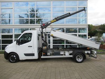 tweedehands Renault Master T35 2.3 dCi 107KW L4 DL Kipper + HIAB 017T Kraan