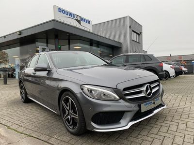 tweedehands Mercedes C180 AMG sport Edition Aut 9 camera, spiegelpakket, full led