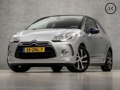 tweedehands Citroën DS3 1.2 VTi So Chic (NAVIGATIE, LOGISCH NAP, CLIMATE, GETINT GLAS, ZWART HEMEL, SPORTSTOELEN, ALCANTARA, BLUETOOTH, NIEUWE APK, NIEUWSTAAT)