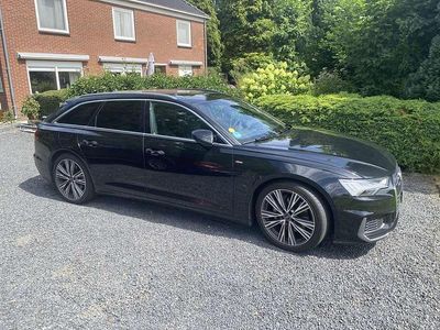 Zwart Gebruikt 2021 Audi A6 S-Line Stationwagen | € 49.500
