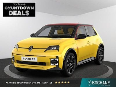 Twotone jaune pop! / noir étoilé (geel metallic) Nieuw 2025 Renault R5 Iconic Hatchback | € 32.790 (Eerlijke prijs)