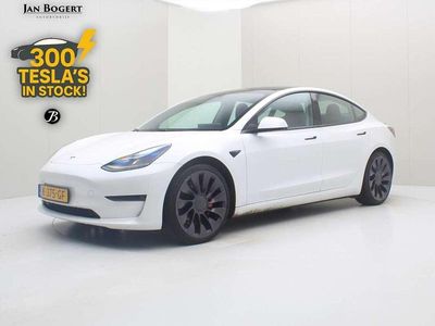 Wit Gebruikt 2020 Tesla Model 3 Performance Sedan | € 23.999 (Eerlijke prijs)