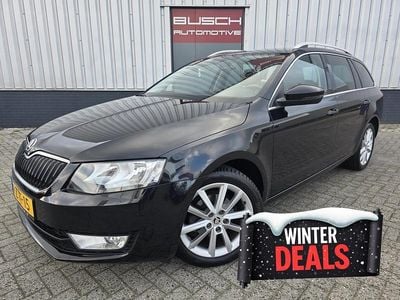 Zwart Occasion 2015 Skoda Octavia Business Line Stationwagen | € 8.995 (Iets duurder)