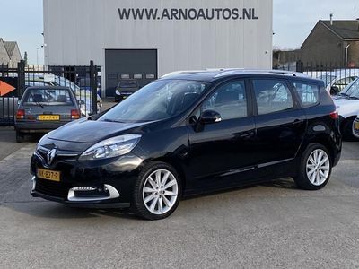 tweedehands Renault Grand Scénic III 1.2 TCe 132 PK Limited 7-PERSOONS, 6-BAK, AIRCO(CLIMA), CRUISE CONTROL, PARKEERSENSOREN, STOELVERWARMING, GROOT NAVIGATIE, BLUETOOTH-RADIO-CD-MP3-USB-AUX, 4X ELEK-RAMEN, ISOFIX, CENT-VERGRENDELING, LM-VELGEN, TREKHAAK, APK TOT 12-03-2025