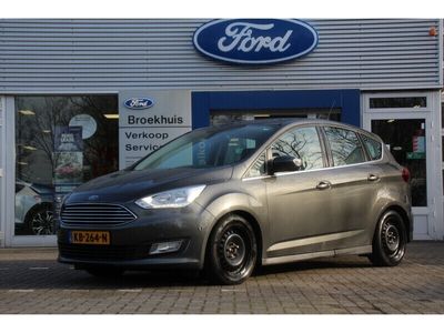 tweedehands Ford C-MAX 1.0EB TITANIUM | DEALER OH! | NAVI | CLIMA | VOORRUITVERWARMING | CRUISE | PARK SENS V+A | 17' LM. VELGEN | TREKHAAK