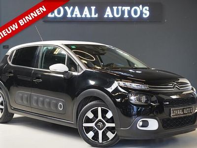 Zwart Gebruikt 2017 Citroën C3 PureTech Hatchback | € 7.999 (Iets duurder)